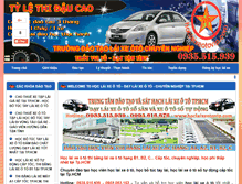 Tablet Screenshot of hoclaixeotovip.com